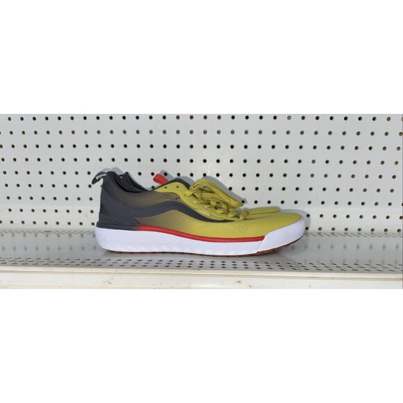 VANS UltraRange Exo Mens Athletic Shoes Sneakers Size 10 Sulphur Yellow Gray Red